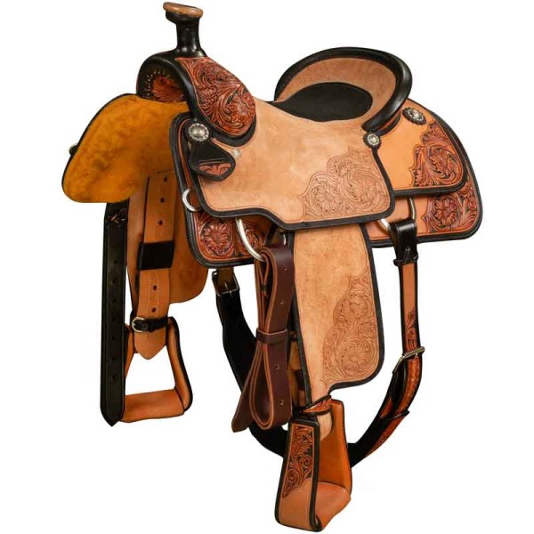 Spot Tooled Roper Saddle